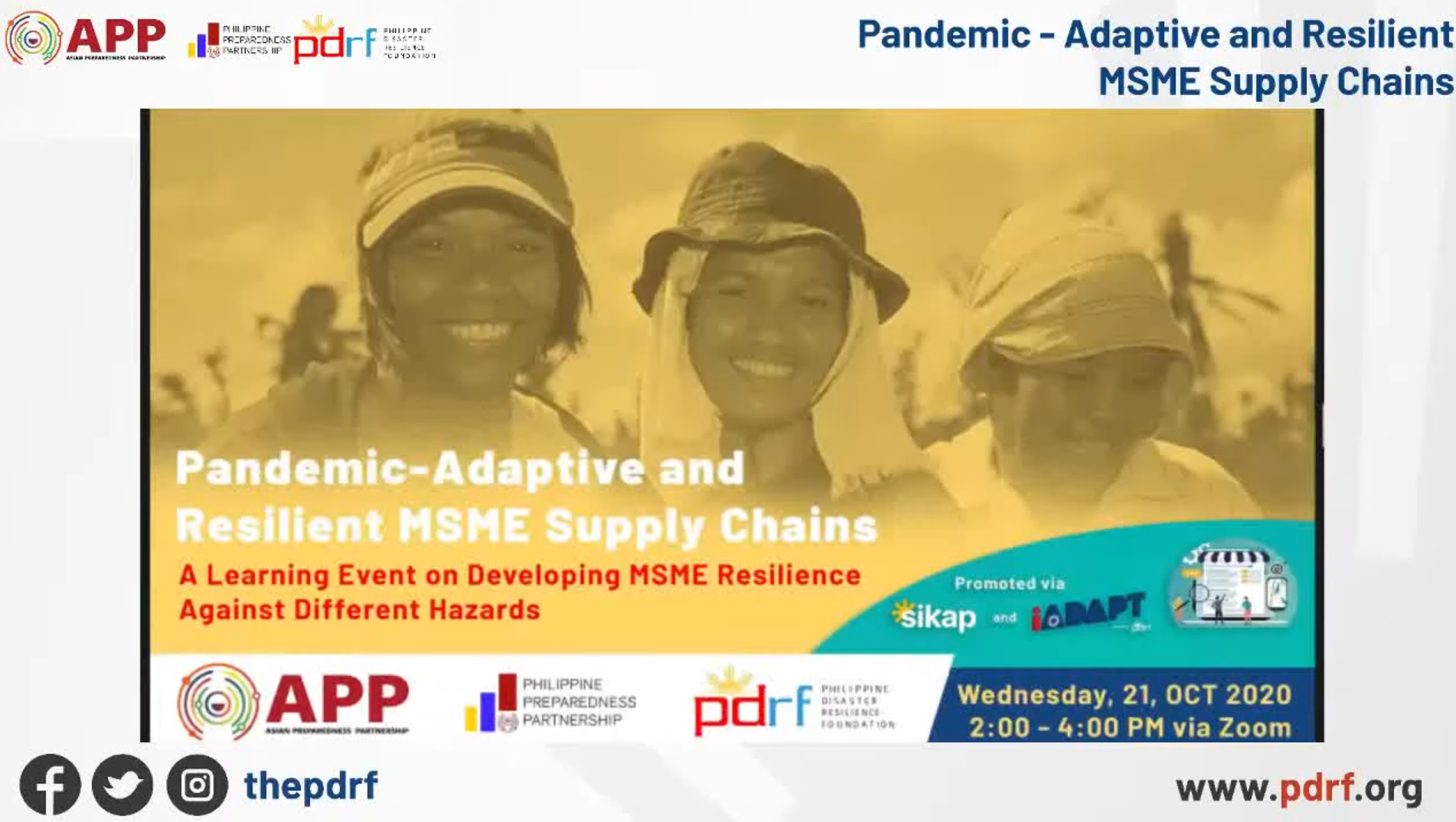 Pdrf News & Events Archive - Philippine Disaster Resilience Foundation